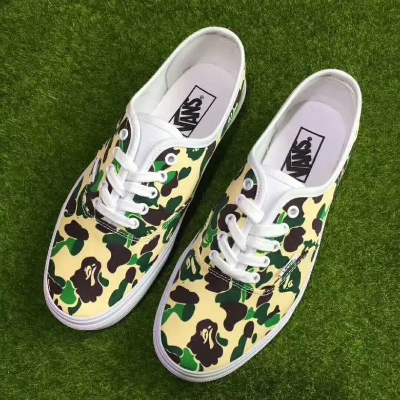 Оригинальные кроссовки VANS для мужчин и женщин мужские камуфляжные Кроссовки Vans X