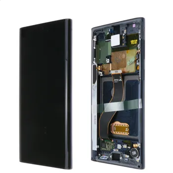

100% Super AMOLED 6.3' For Samsung Galaxy Note 10 N970F note10 N970 N9700 LCD with Frame Display Touch Screen Digitizer Assembly