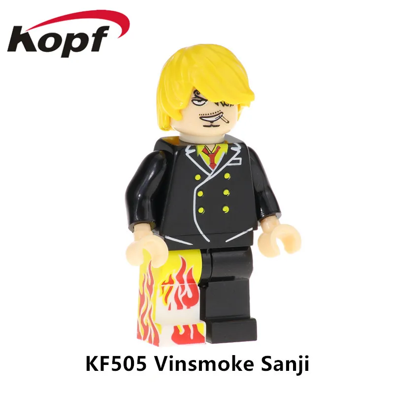 Строительные блоки известный певец Backham Seilor Venus Vinsmoke sanji Фигурки Коллекция Подарочные игрушки для детей KF6047 - Цвет: KF505 Without Box