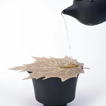 

Leaves Shape Tea Strainers Leaf Tea Filter Bodhi Leakage Kung Fu Tea Infusers Access Hollow Out The Leaves Personality Filter