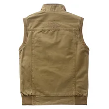 Сезон осень-зима; Для мужчин Реверсивный натуральный хлопок Открытый Рыбалка фотографии жилет режиссера папа жилет 8527