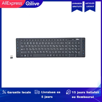 

QILIVE Wireless keyboard with multimedia keys Black