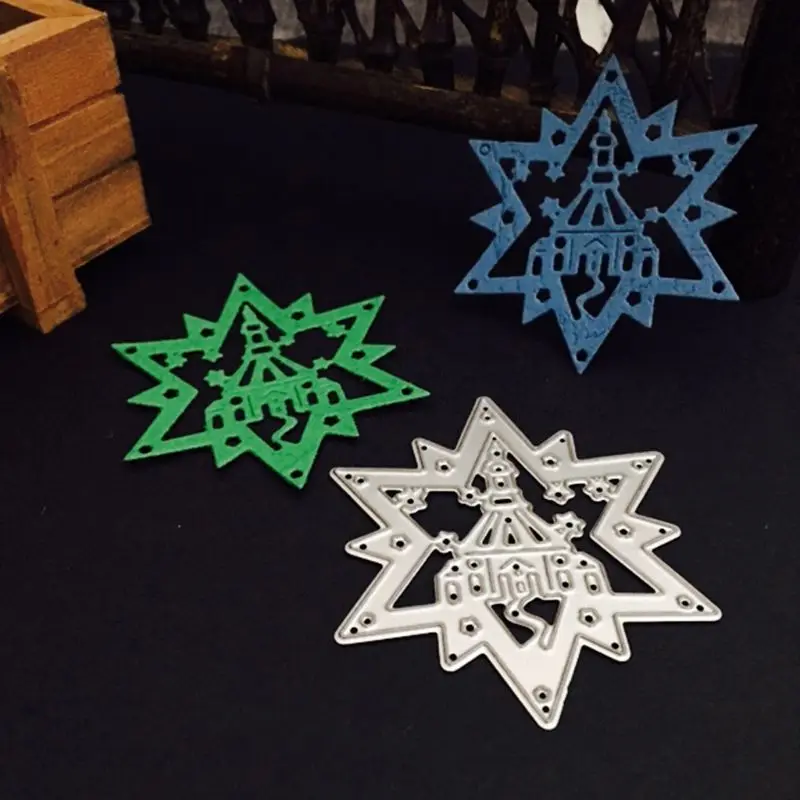 

1Set Christmas Star Metal Cutting Dies Stencil DIY Scrapbooking Album Stamp Paper Card Embossing Crafts Decor