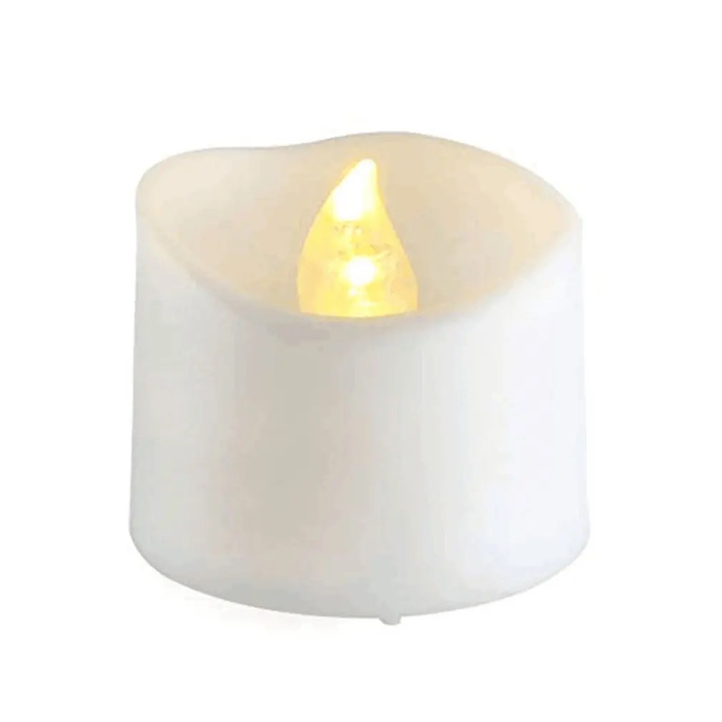 

12PCS Creative Electronic LED Candle Multicolor Lamp Simulation Color Flame Tea Light Home Wedding festival Birthday Decoration