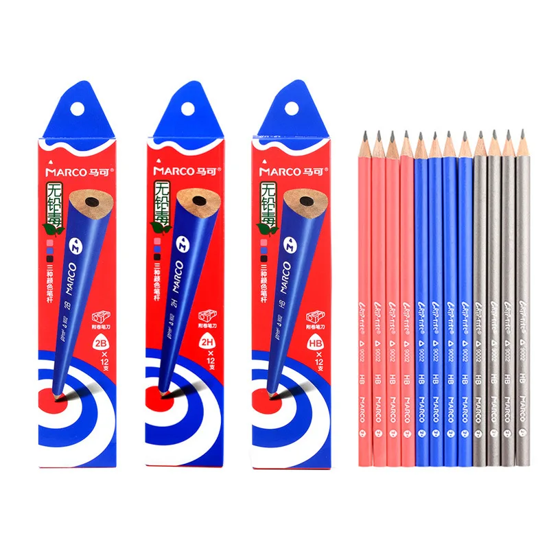 

Marco MARCO 9002 Writing Pencil Not Easy to Break Children Pencil Students Writing Pen