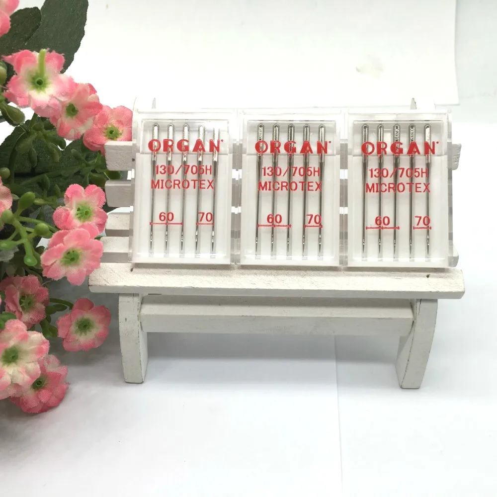 Иглы Organ бытовых швейных игл 130/705H Microtex иглы для микростроения шелк etc.1PACK = 5 шт. |