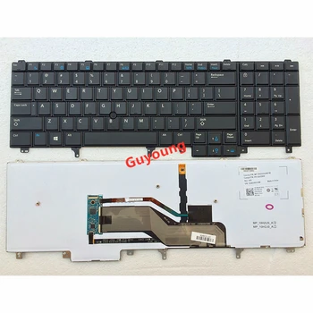 

US Keyboard Replacement For Dell Latitude E5520 E5520M E5530 E6520 E6530 E6540 Black with Backlit Pointer Keyboard