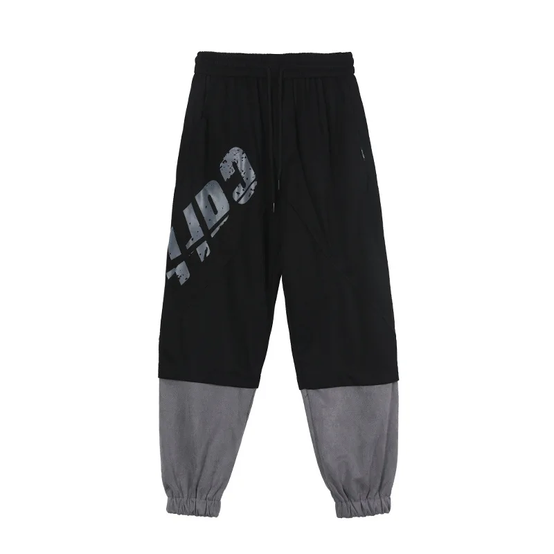 

Northern Boundary Men'S Wear 2020 Spring New Style National Trends Mixed Colors Printed Loose-Fit Sports Pants Men Skinny Casual