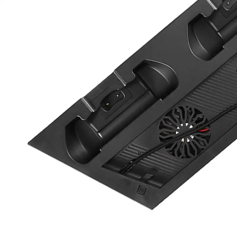 Controller Vertical Charger Stand Station w/ Dual Cooling Fan for PS4 Pro
