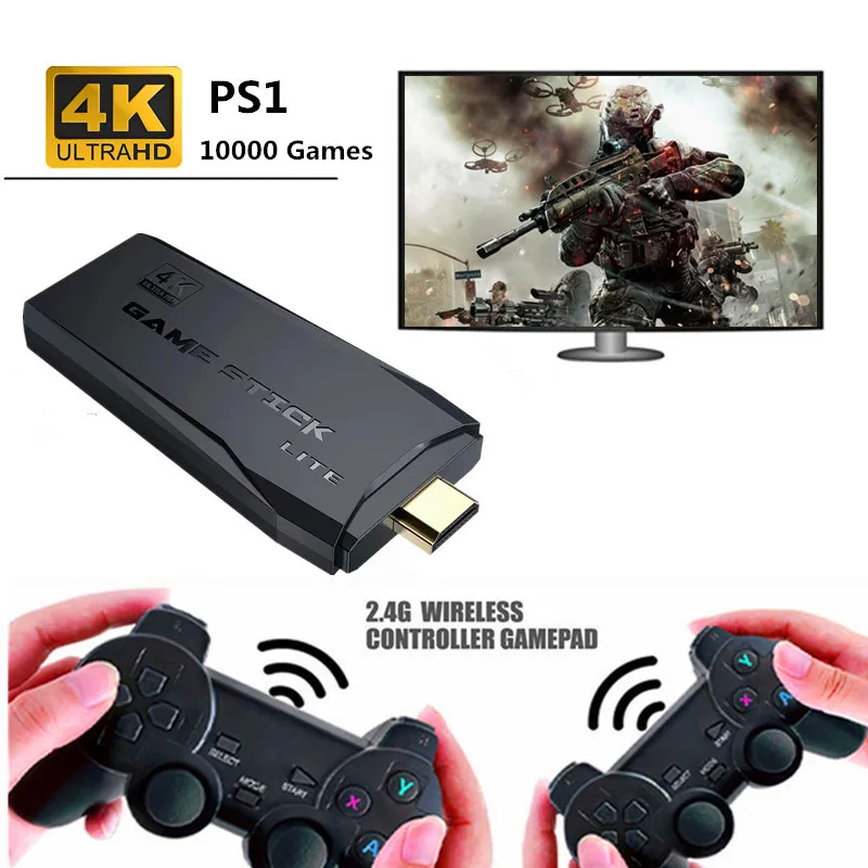 Handled TV Video Game Console For PS1 Video Game built in 620 Classic Action Games Double Gamepads Classic Retro game console