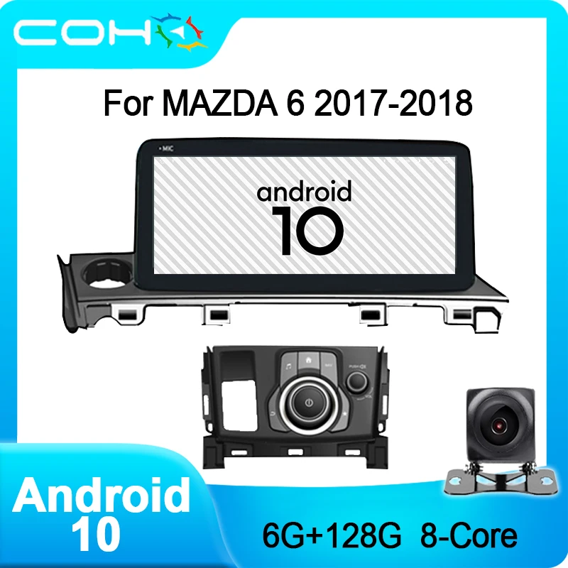 Автомобильный мультимедийный плеер COHO для MAZDA 6 2017 2018 стереоприемник радио Coche
