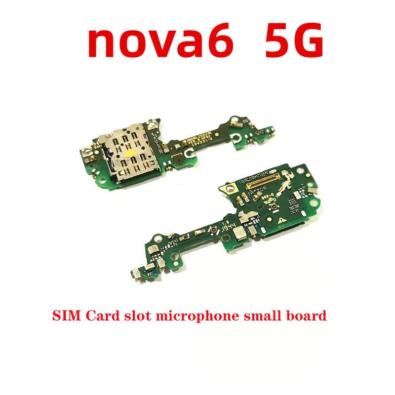 Для Huawei nova 6 5G микрофон маленькая пластина Держатель карты антенна телефон слот