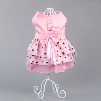 

Star pattern pet princess dress cat and dog clothes pet dog dress puppy Christmas Easter clothes Chihuahua puppy summer dress