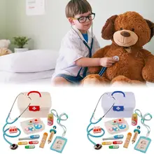 13 шт., Детский набор для ролевых игр, игрушка доктора, портативный рюкзак, медицинский набор, медицинский набор, ролевые игры, Классические игрушки для детей