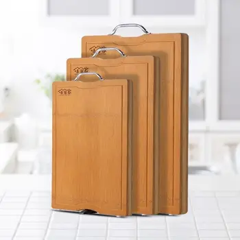 

Cutting Board Solid Wood Sticky Board Whole Bamboo Account Board Kitchen Large Chopping Board Rolling Panel Household Cutting