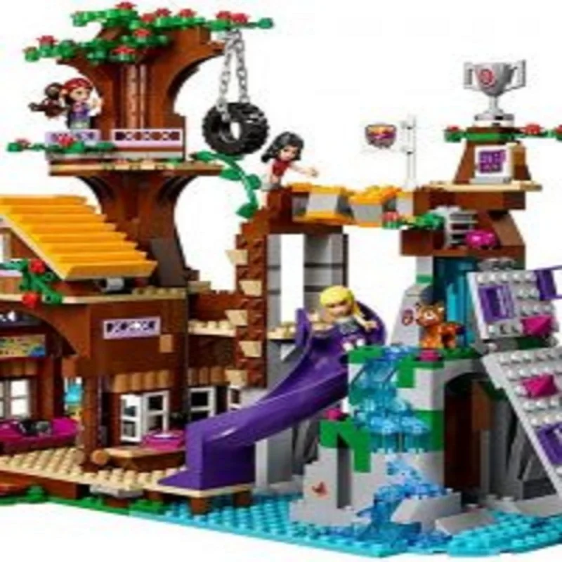 

Friend Girls Series The Adventure Camp Tree House Set Compatible Legos 784PCS Model Building Blocks Bricks Gifts 01047