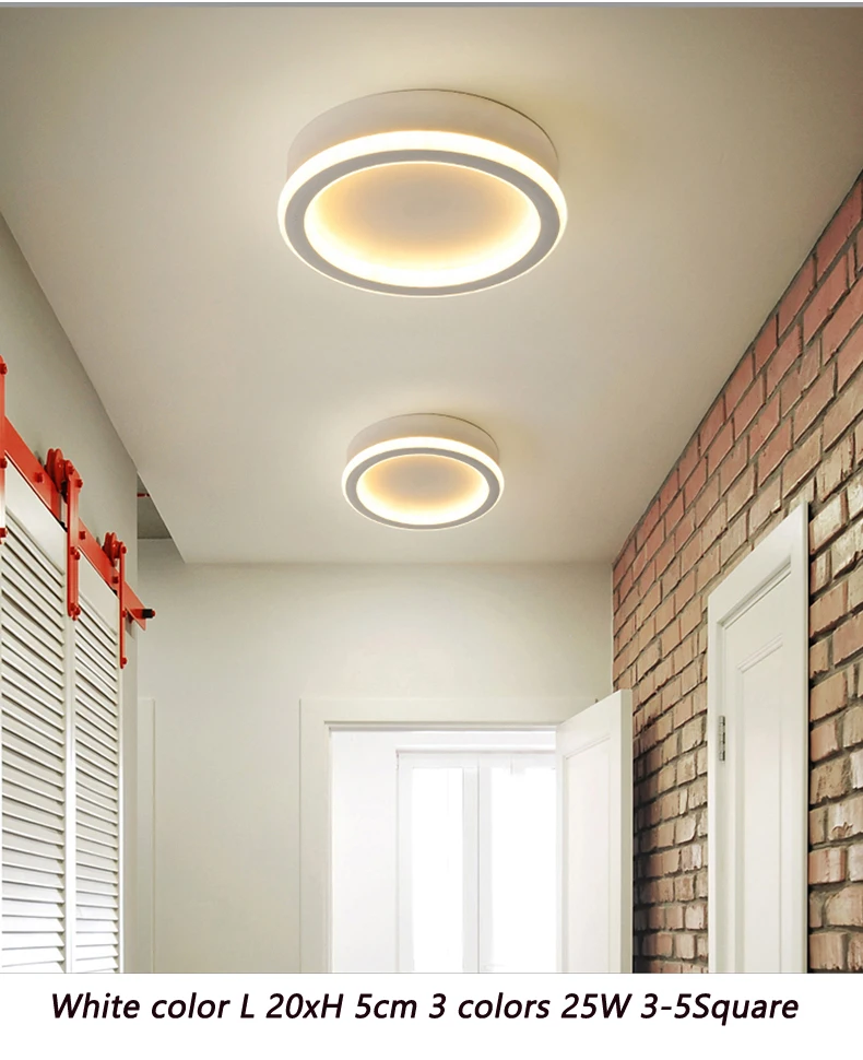 Lustres para Sala de Estar Novo Acrílico Quadrado Redonda Lâmpada Quarto Casa Ac85-265v Moderno Led Lustre Luminárias - 7 Cheap Lustres
