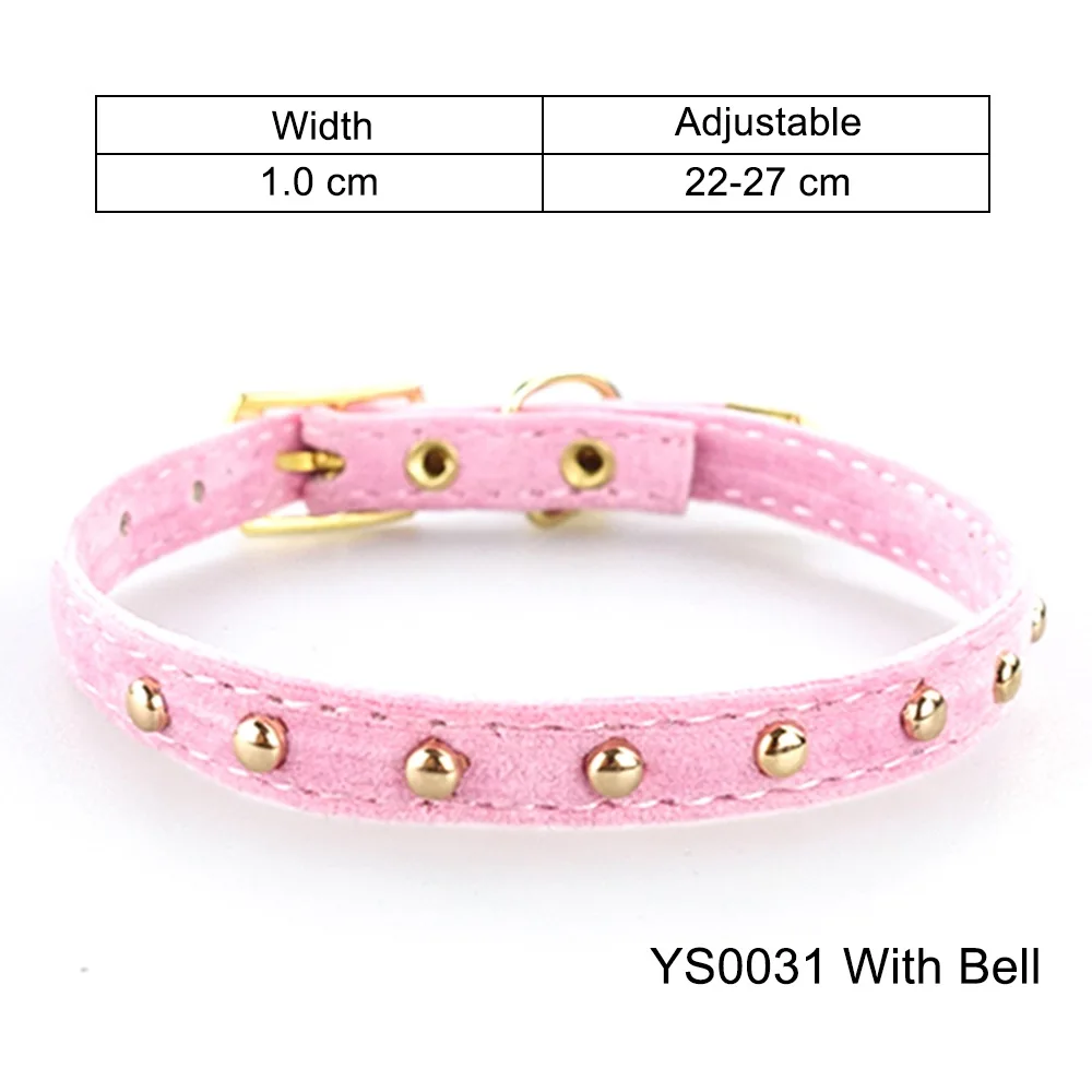Cat Collar With Bell Safety Cat Collars Puppy Dog Collar For Cats Small Dogs Kittens Solid Pet Collar Chihuahua Products Cat Collar With Bell Safety Cat Collars Puppy Dog Collar For Cats Small Dogs Kittens Solid Pet Collar Chihuahua Products