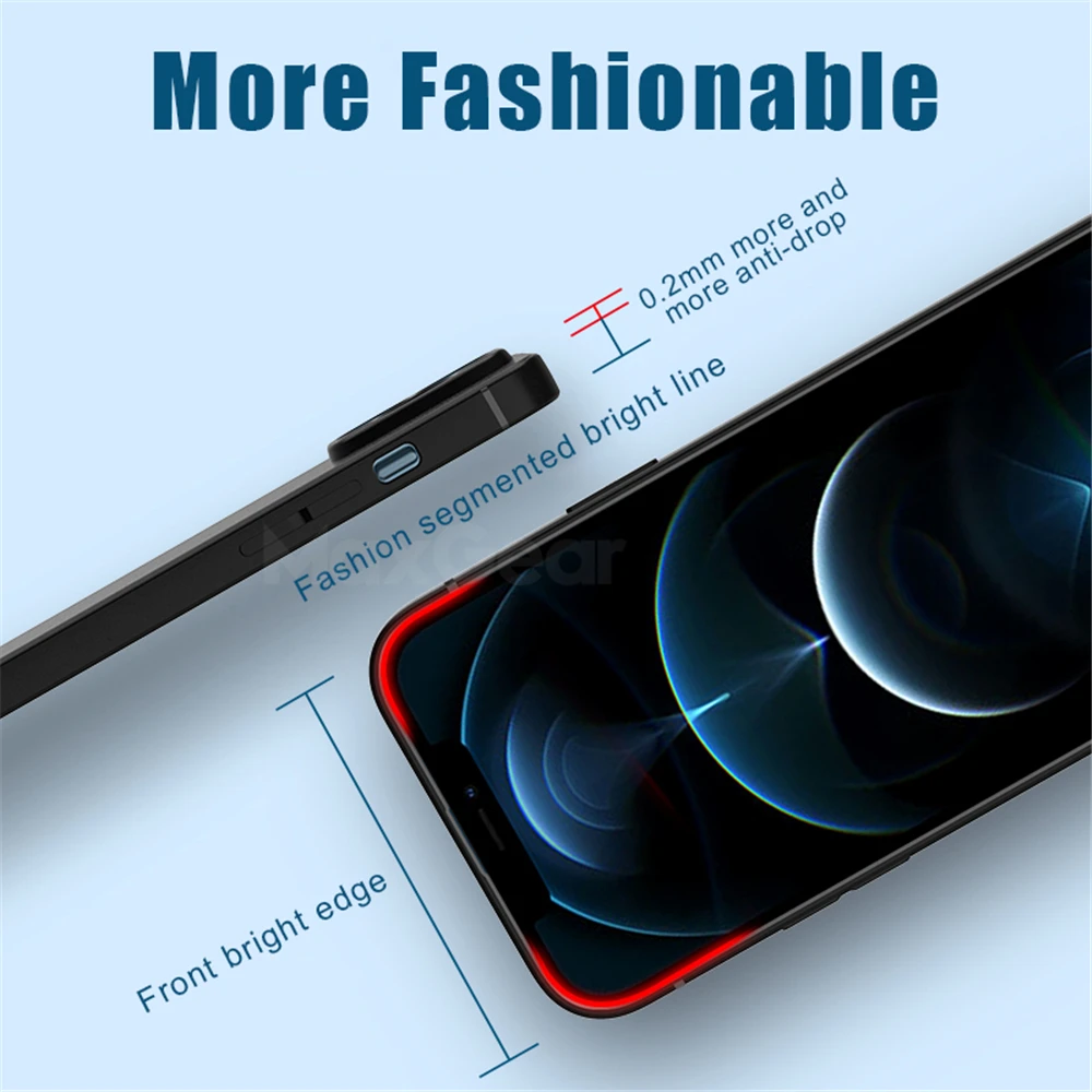 Sleek Matte Ultra-Thin Silicone Black Case - Soft TPU Back Cover