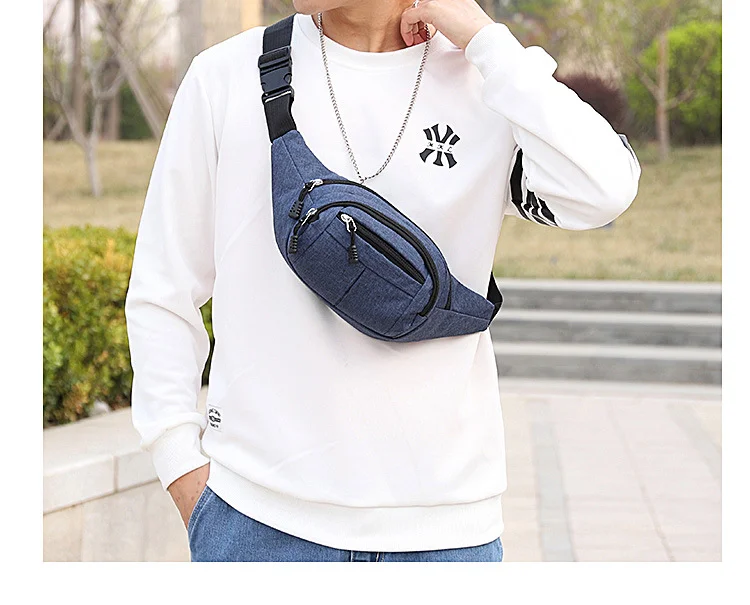Men Waist Bag Fashion New Packs Purse Casual Large Phone Belt Hip Bag Heuptas Women's Travel Fanny Banana Bags