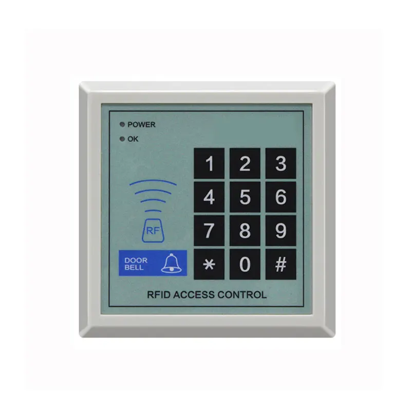 door access keypad 2000Users Simple RFID Access Control EM ID  Card 125KHZ WG Standalone Access Keypad and Proximity Code Access Reader automatic door lock system for home Access Control Systems