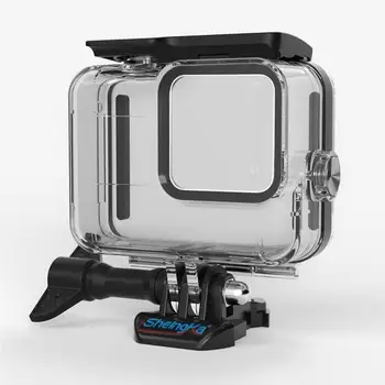 

Sports & Action Video Cameras Accessorie For GoPro Hero 8 Camera Black Underwater Waterproof Protective Housing Case 60M+