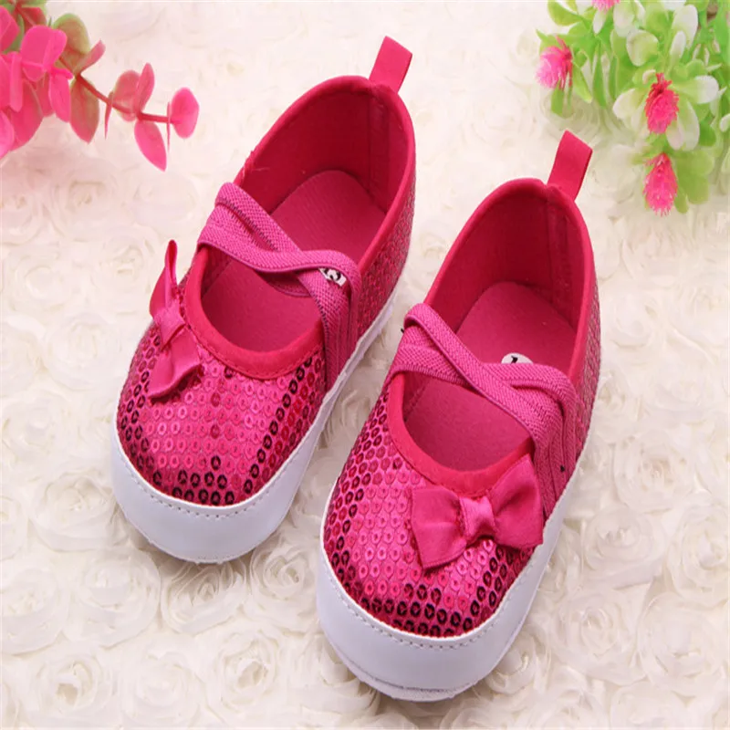 Красный Модели Весна-Осень Дети пайетки обувь для малышей shoesZQ125 - Цвет: Красный