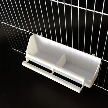 

Pet Parrot Bird Feeder Parrot Hanging Food Water Bowl Pigeons Cage Feeding Tools Bird Food Container Cage Accessories new
