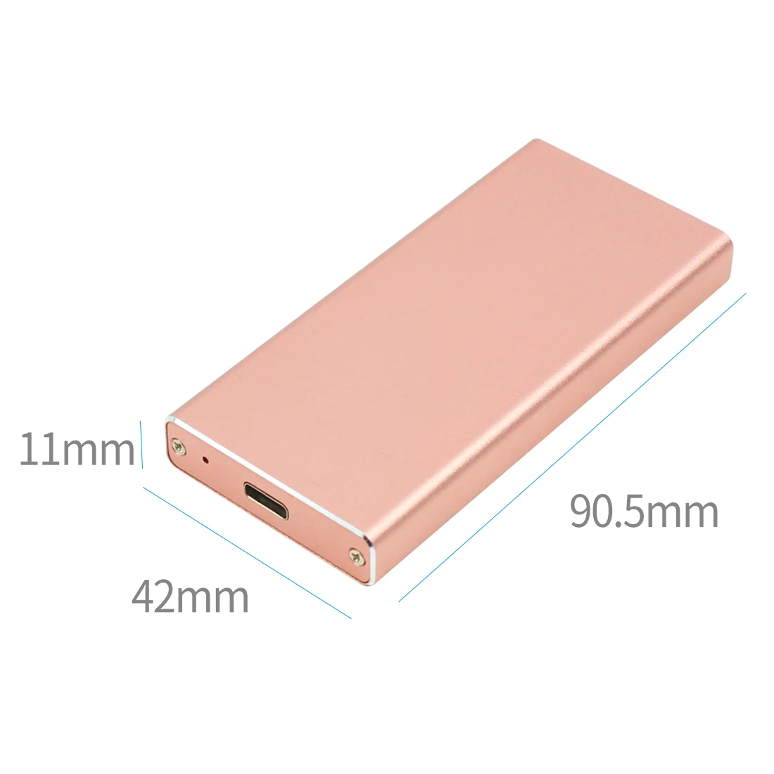 XT-XINTE алюминиевый USB3.1 type-C mSATA SSD корпус USB3.0 mSATA SSD чехол винтовой фиксации с кабелем данных для Windows/Linux/Mac
