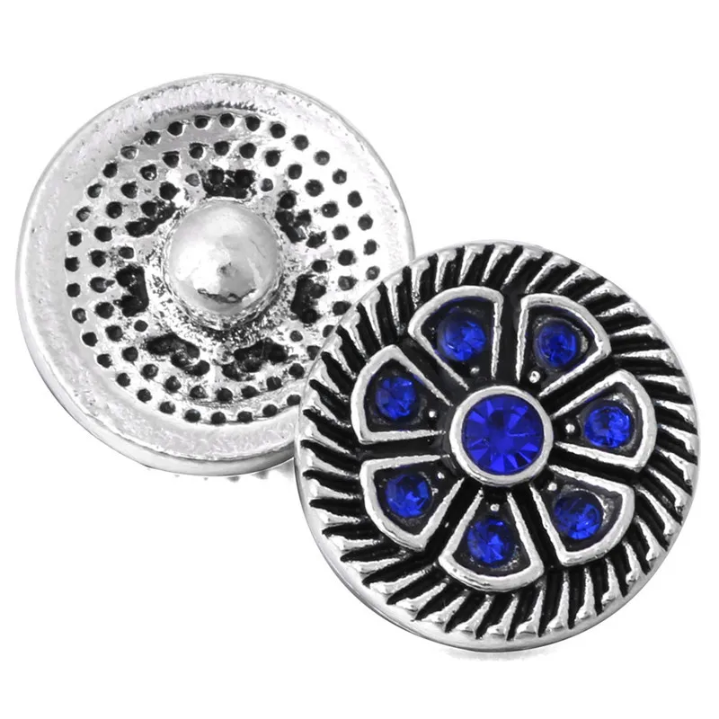 10 шт./лот 12 мм смешанный цветок кнопка для ювелирных изделий браслета DIY Snaps