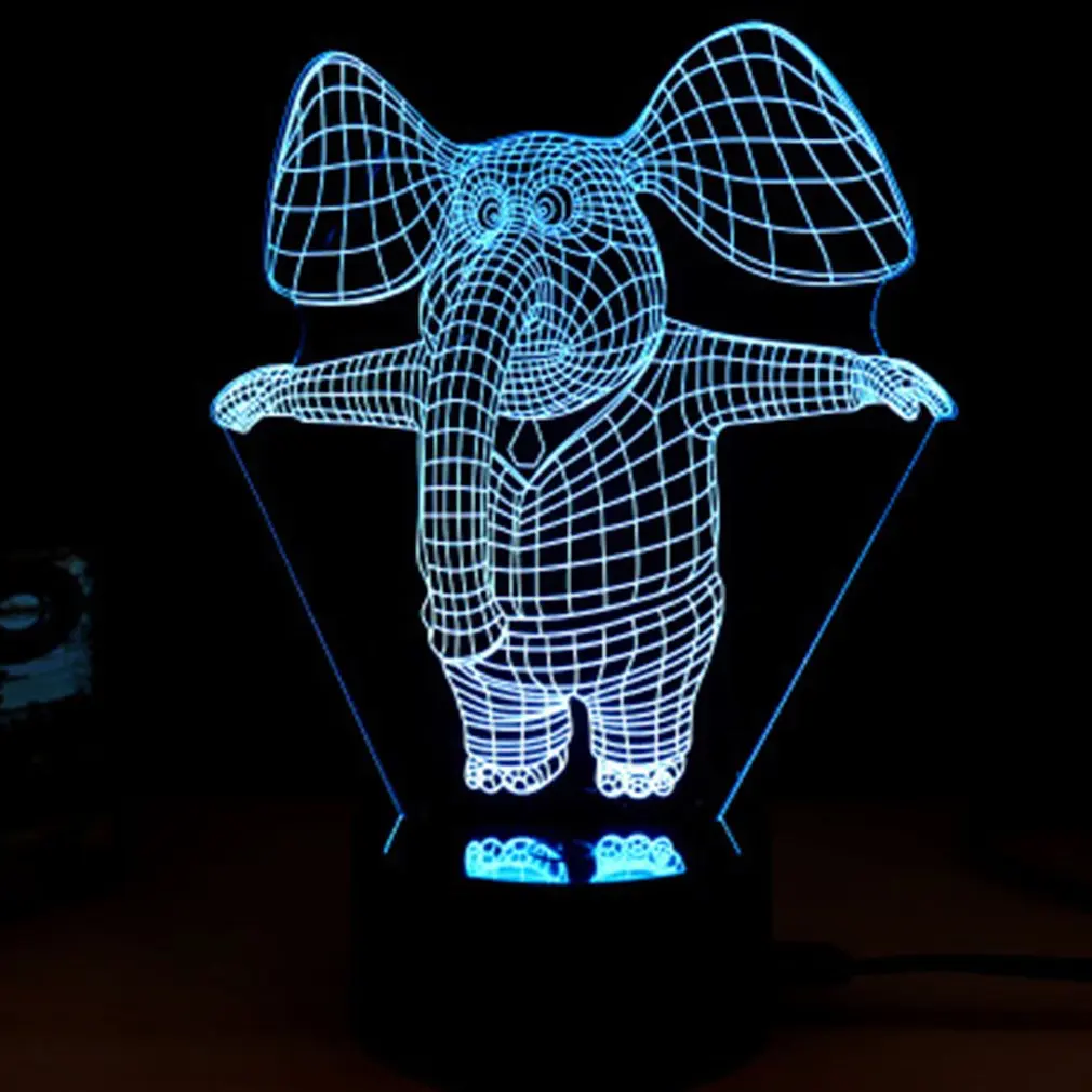 Настольный светильник 3D сувенирный подарок сенсорный выключатель акриловый