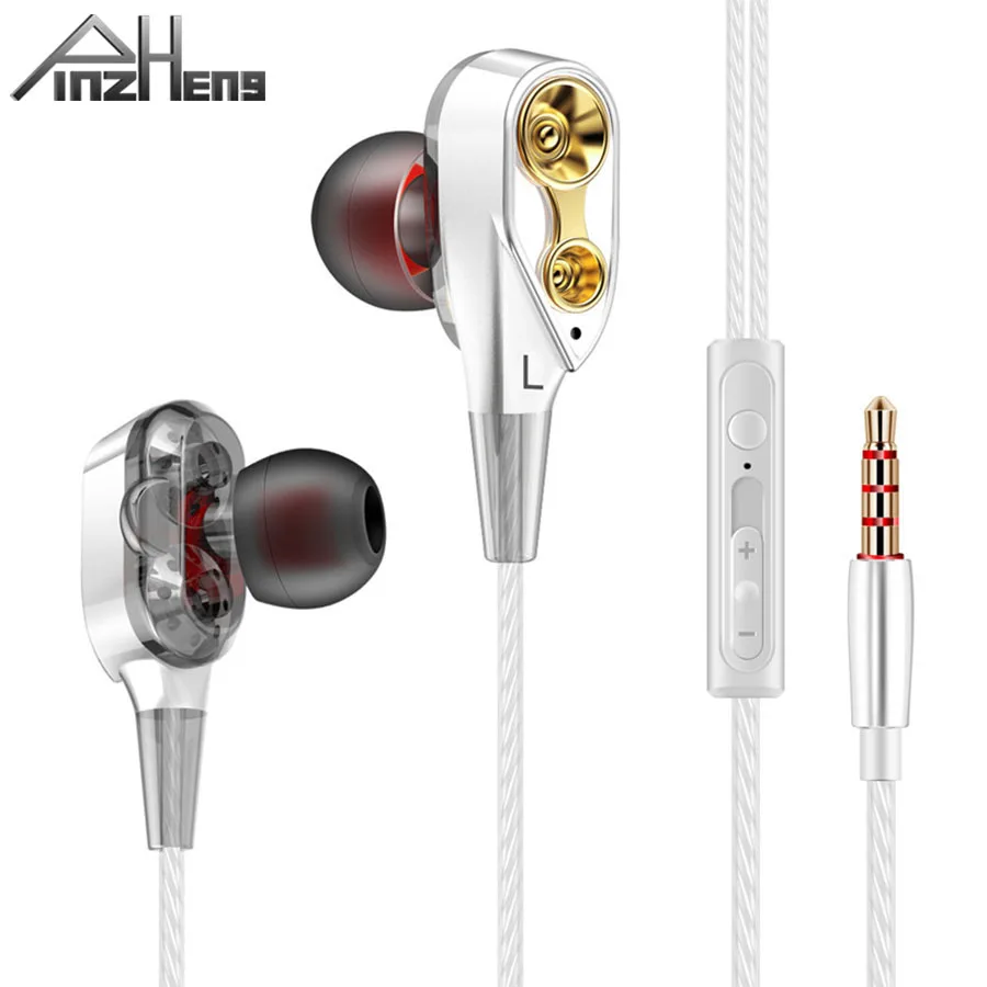 PINZHENG Hifi Devices Earbuds Bass Earphone For Phone Gaming In Ear Headphones Sport Headset Earphones With Microphone