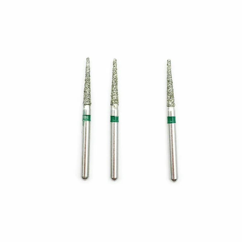 10 шт./бокс Стоматологические алмазные Буры для зубов бриллиантов