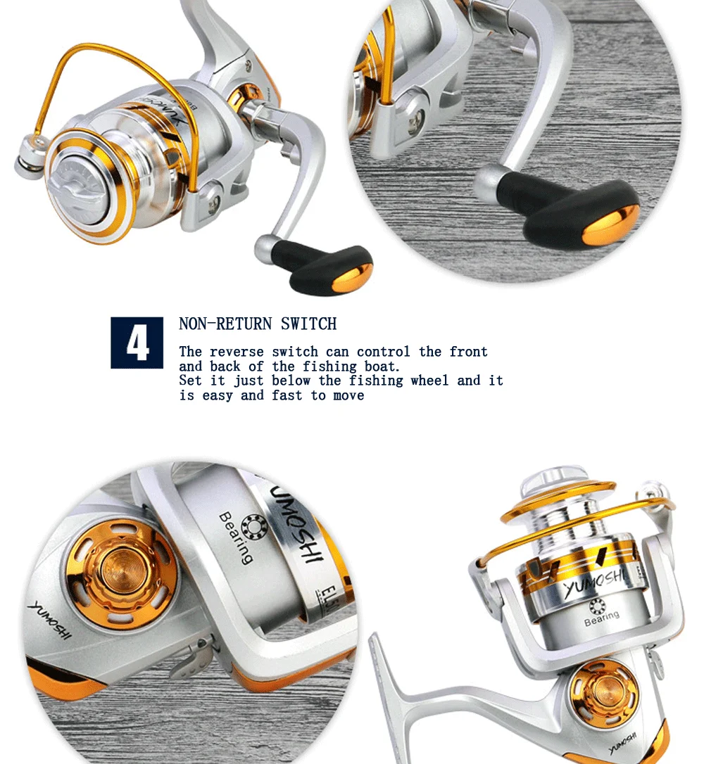 new wheels spinning reel 5.5:1 series fishing reel Spinning wheel carretilha de pesca fishing feeder Sea fishing ree