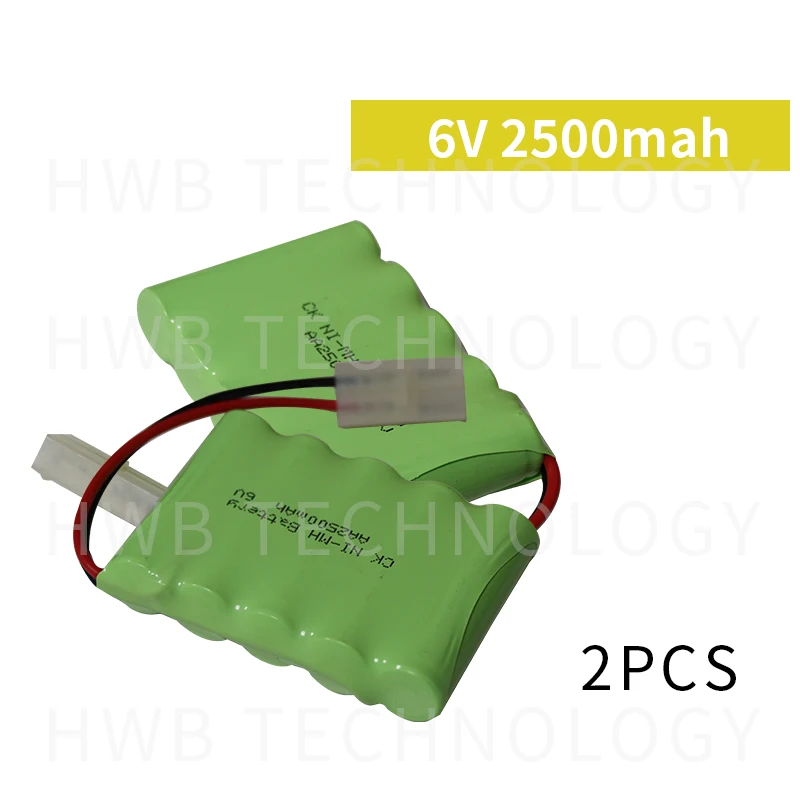 

2 Pieces/lot AA 6V 1800mAh ni-mh Rechargeable Rechargeable Battery Pack With Plug Free Shipping