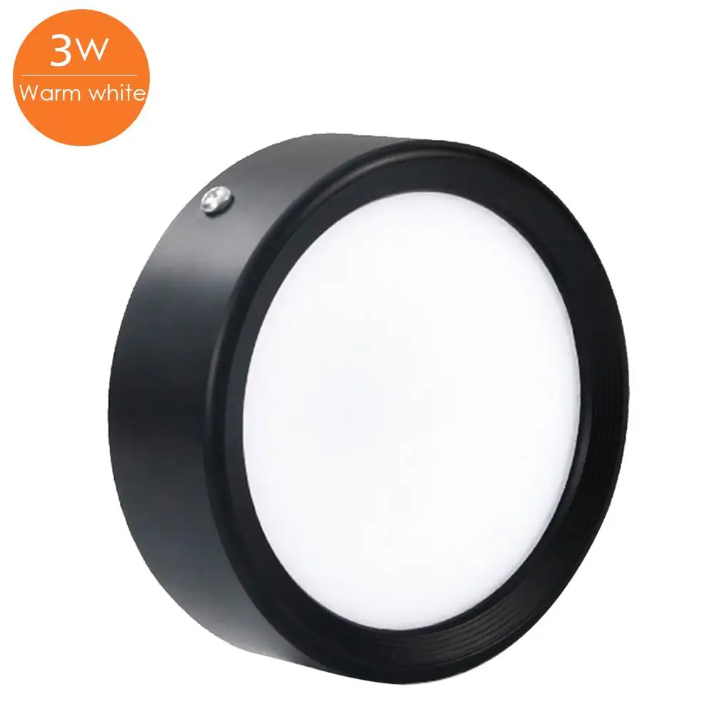 A 3W LED Surface Ceiling Lamp Ultra-thin Wall Mounted Downlight Lamp For Mini Wine Cabinet Micro Counter Corridor For Home - Испускаемый цвет: A