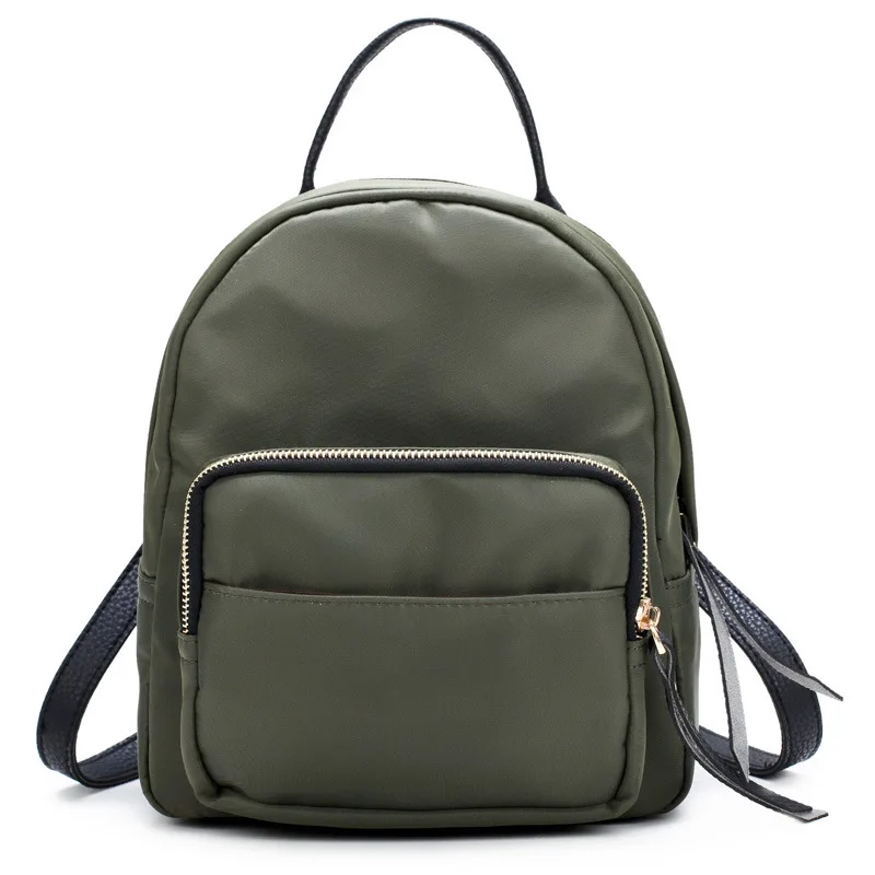 

Ougger Female Backpack School Bag for Women Little Green Nylon Luxury Latest Model Korean Large Capacity Sports Bags for Outdoor