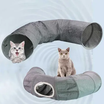 

Cat tunnel toy Rolling Totoro Tunnel cat products of pets Foldable Scratch resistant Funny escaping Channel interactive juguetes