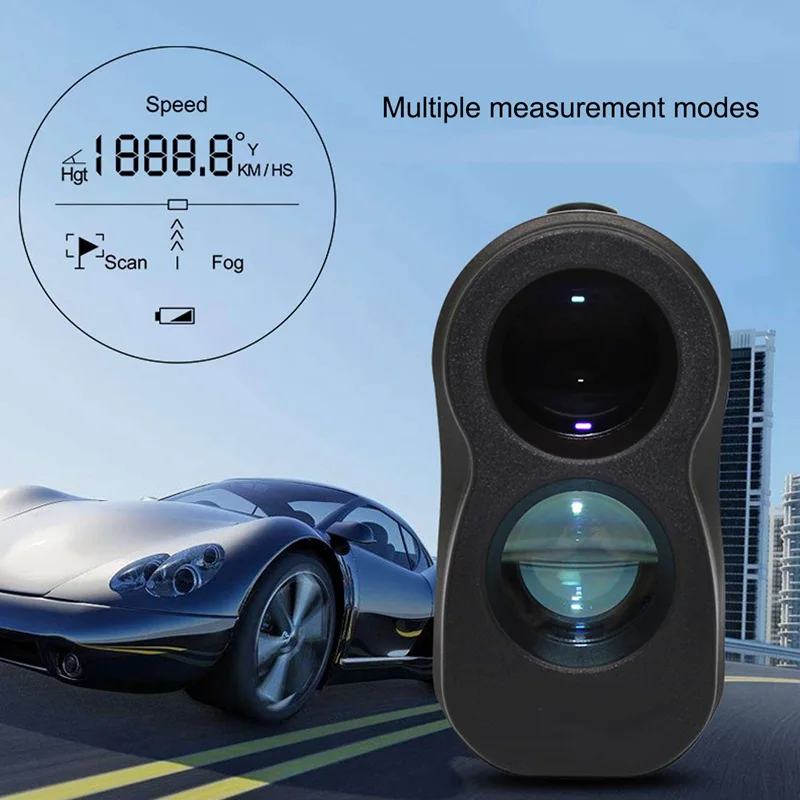 1500M Digital Rangefinder Handheld Monocular Rangefinder for Golf Hunting Range Finder Speed