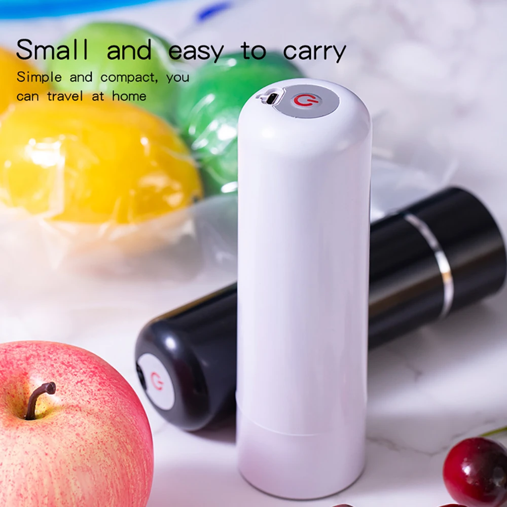 

Food Preservation Small Electric Vacuum Stick Mini Tool Rechargeable Storage Bag Sealing Machine Vacuum Pumping Machine