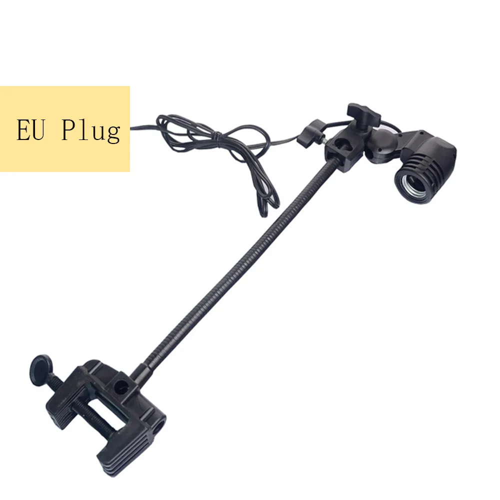E27 Holder EU Plug E27 LED Полный Спектр Коралловый Риф Завода Светать PAR38/PAR30 Fish Tank Аквариум с Пресной Водой Растения Картер Водорослей растущей Лампы - Цвет: E27 Holder EU Plug