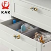 KAK Gold Crystal Knobs Kitchen Cabinet Handles Shoebox Closet Door Pulls Drawer Knobs Wardrobe Pullers with Screws Hardware ► Photo 2/6