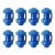 8PCS Trampoline Enclosure Pole Cap For Net Hook Trampoline Supply For Diameter 2.5cm-2.8cm Diameter Shell Rods Wit