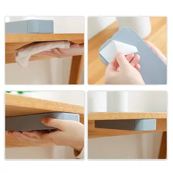 

Storage Box Stationery Case Desk Organizer Hidden Table Box Paste Memo ABS Office Trace On Divider Pen No Durable Drawer Un B9X0