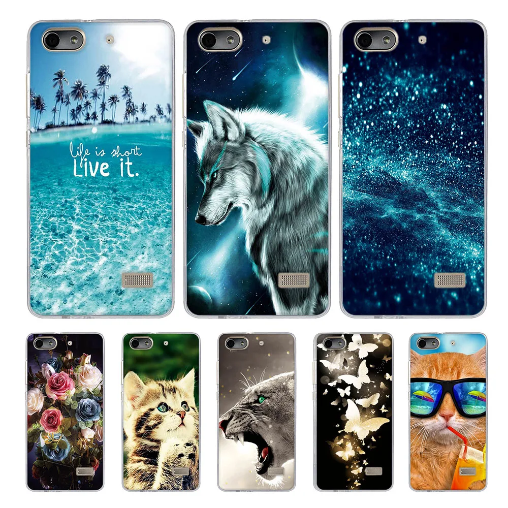 

For Huawei Honor 4C Case Cover Soft TPU For Huawei G Play Mini Coque Case For Huawei Honor 4C Cute Pattern Phone Capa 3D Fundas