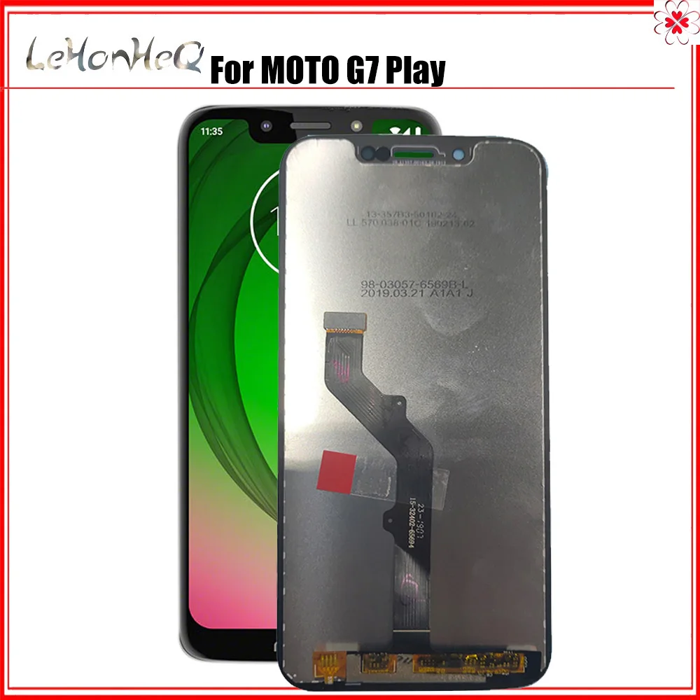 ЖК дисплей для Motorola MOTO G7 Play сенсорный экран дигитайзер сборка PLAY Замена|Экраны