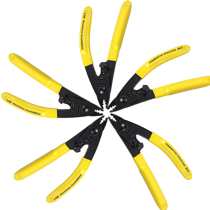 

Practical CFS-3 Three-port Fibre Stripper Fiber Stripping Pliers / Wire Strippers Three Hole Stripper Plier for Miller