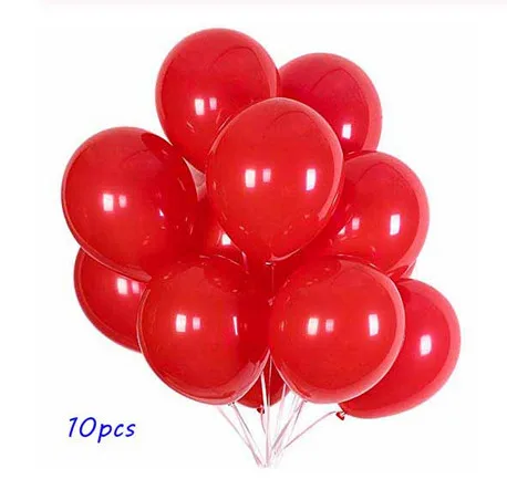 Большой красный черный Микки Минни фольгированные шары мультфильм день рождения украшения надувной Гелиевый шар Дети Классические игрушки подарок - Цвет: 10pcs