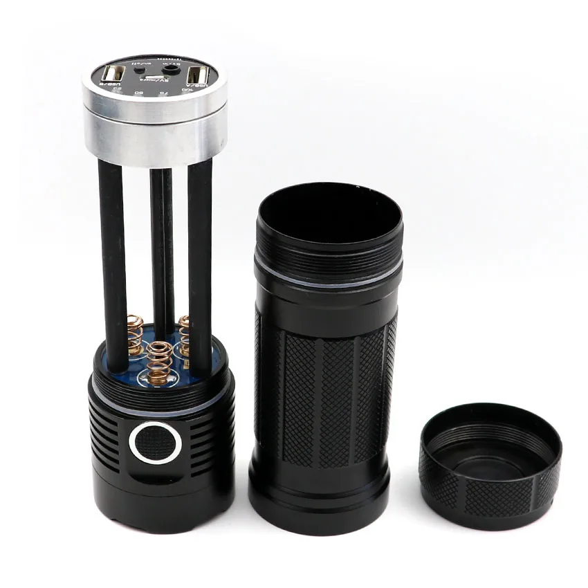 Мощная светодиодсветодиодный вспышка Xlamp XHP70 2 0 XHP70.2 фонарь с разъемом USB Type C и