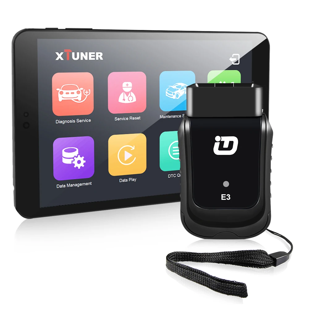 Black with BT tablet Новейшая версия XTUNER E3 Easydiag OBD2 Wifi ODB 2 Авто сканер 8 дюймов Windows планшет автомобильный диагностический инструмент Замена Vpecker - Цвет: Black with BT tablet